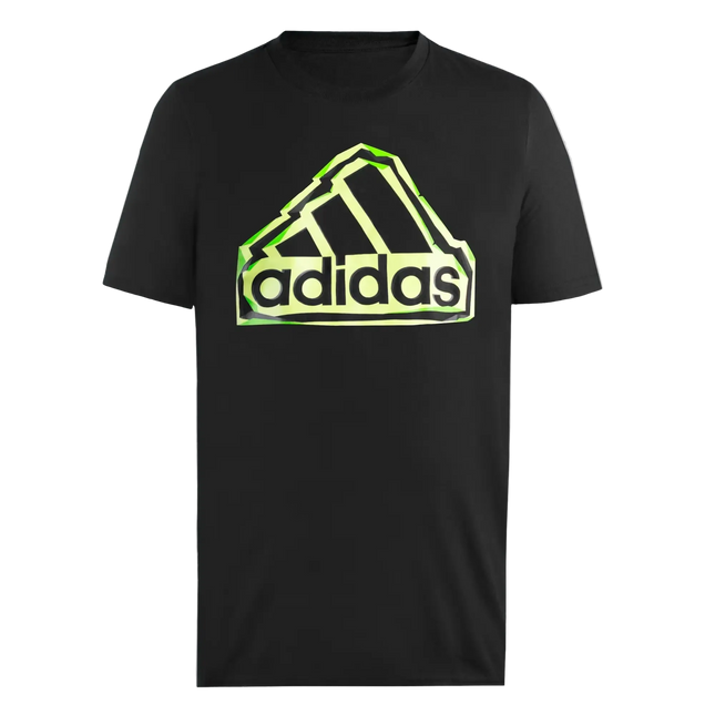 POLERA ADIDAS NEGRA HOMBRE BOS LOGO CLÁSICO 3 BARRAS