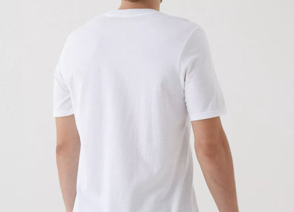 POLERA ADIDAS HOMBRE BLANCA LOGO COLOR