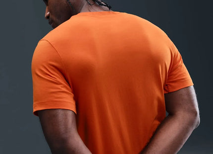 Polera Nike Hombre Sportswear Club Tee Naranja