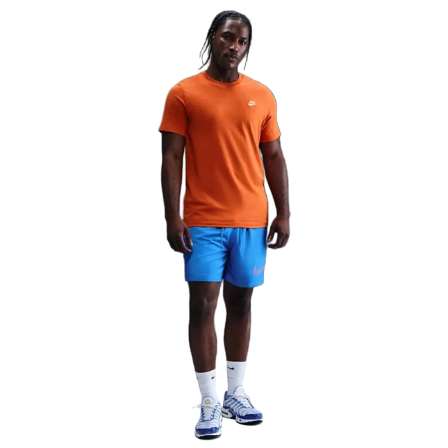 Polera Nike Hombre Sportswear Club Tee Naranja