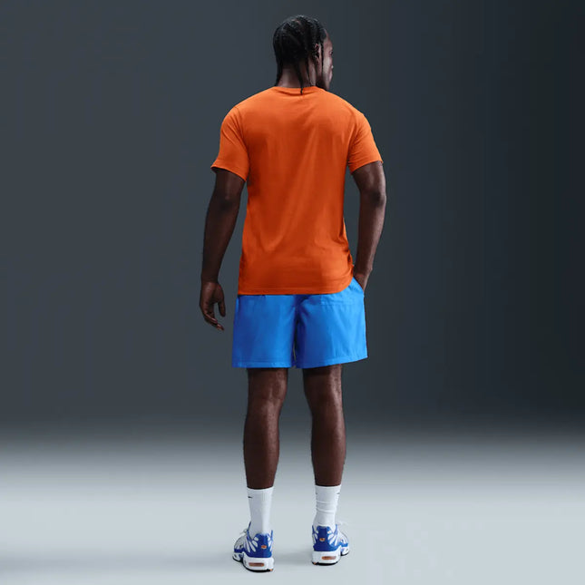 Polera Nike Hombre Sportswear Club Tee Naranja