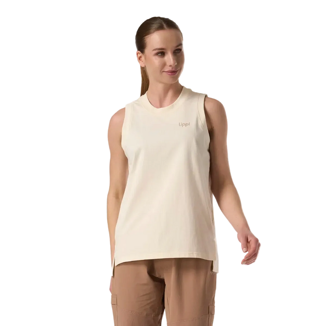 Lippi Polera Mujer Boulder T-Shirt Crema
