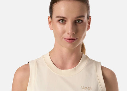Lippi Polera Mujer Boulder T-Shirt Crema