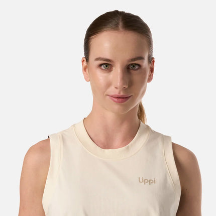 Lippi Polera Mujer Boulder T-Shirt Crema