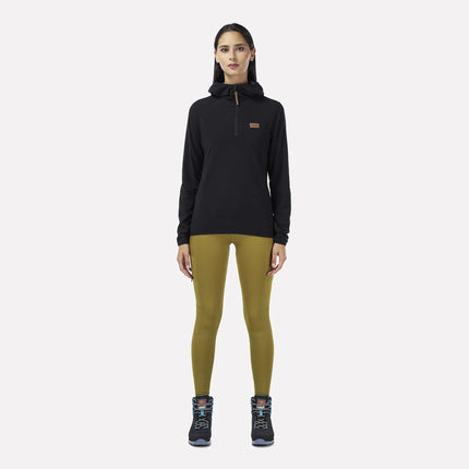 Poleron Mujer Taina Nui Negro Tribales Morado Haka Honu