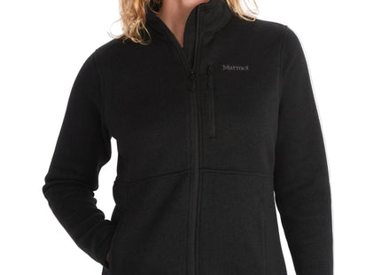Polar Marmot Drop Line Mujer Negro Forro Polar Outdoor