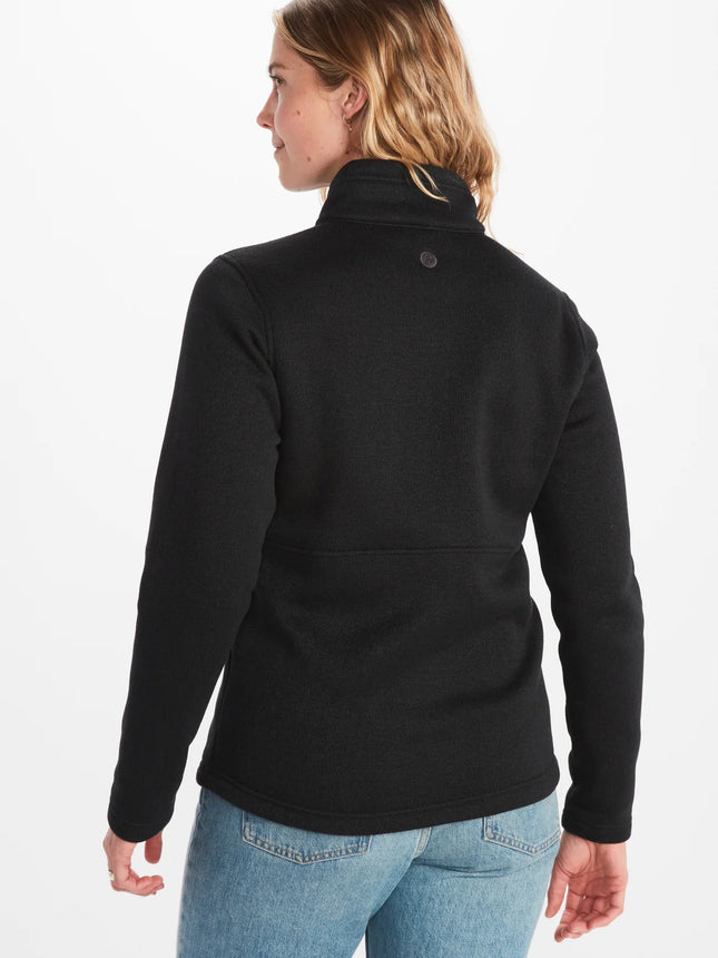 Polar Marmot Drop Line Mujer Negro Forro Polar Outdoor