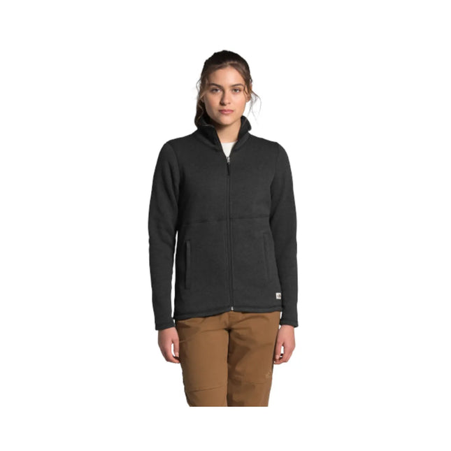 Polar The North Face Crescent Full Zip Mujer Negro Jaspeado