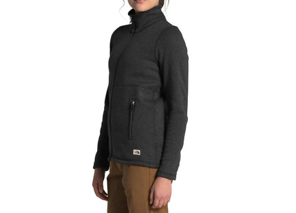 Polar The North Face Crescent Full Zip Mujer Negro Jaspeado