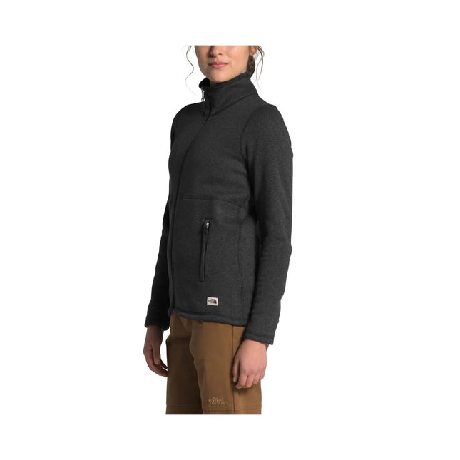 Polar The North Face Crescent Full Zip Mujer Negro Jaspeado