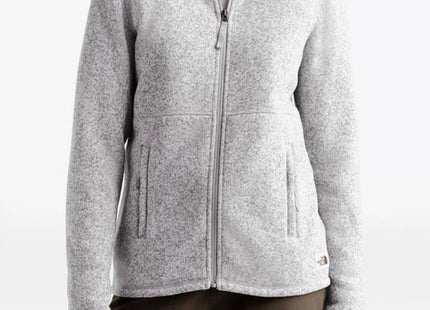 Polar The North Face Crescent Full Zip Mujer Gris Jaspeado