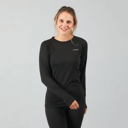 Primera Capa Superior Mujer Andesgear Línea Expedición Negra