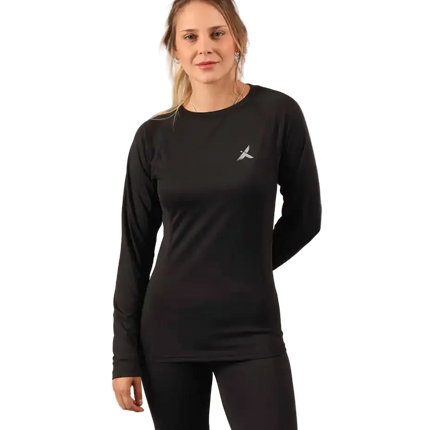 Primera Capa Superior Mujer Andesgear Trekking Negra