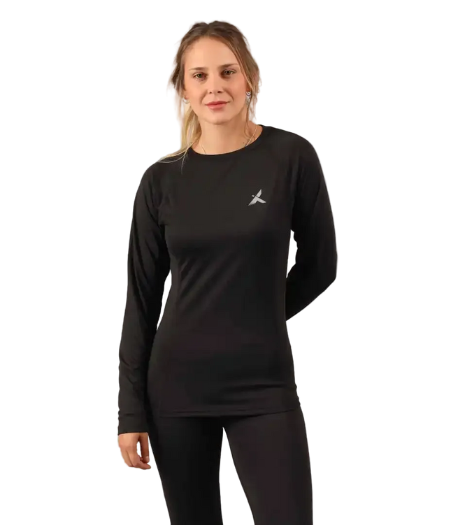 Primera Capa Superior Mujer Andesgear Trekking Negra