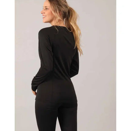 Primera Capa Superior Mujer Andesgear Trekking Negra