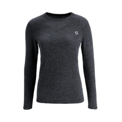 Camiseta Primera Capa Doite Bob Mujer Gris Piedra Térmica