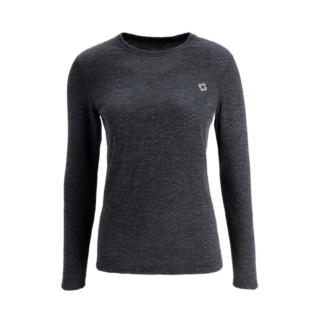 Camiseta Primera Capa Doite Bob Mujer Gris Piedra Térmica