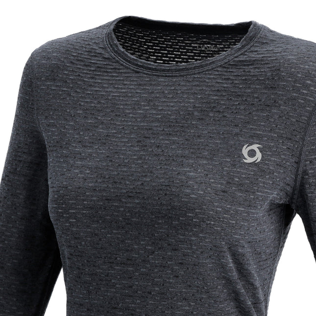 Camiseta Primera Capa Doite Bob Mujer Gris Piedra Térmica