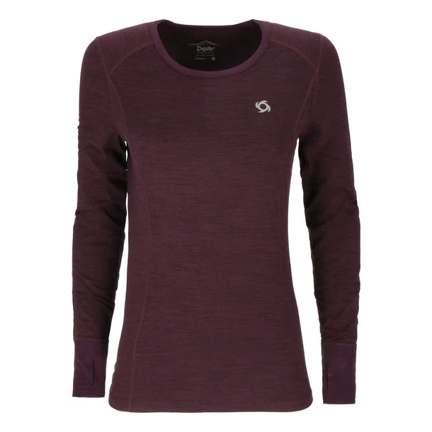 Camiseta Primera Capa Doite Ciara Mujer Morado Térmica Nivel 2