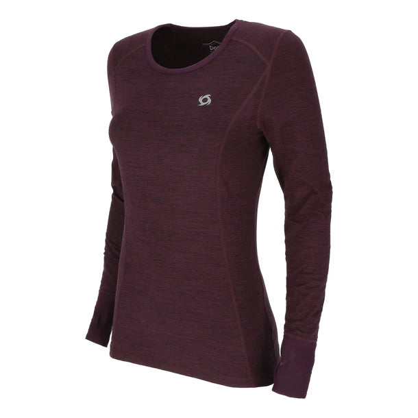 Camiseta Primera Capa Doite Ciara Mujer Morado Térmica Nivel 2