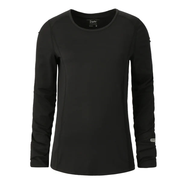 Camiseta Primera Capa Doite Ciara Mujer Negro Térmica Nivel 2