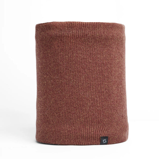 Cuello Doite Basic Unisex Terracota Merino Reciclado Invierno