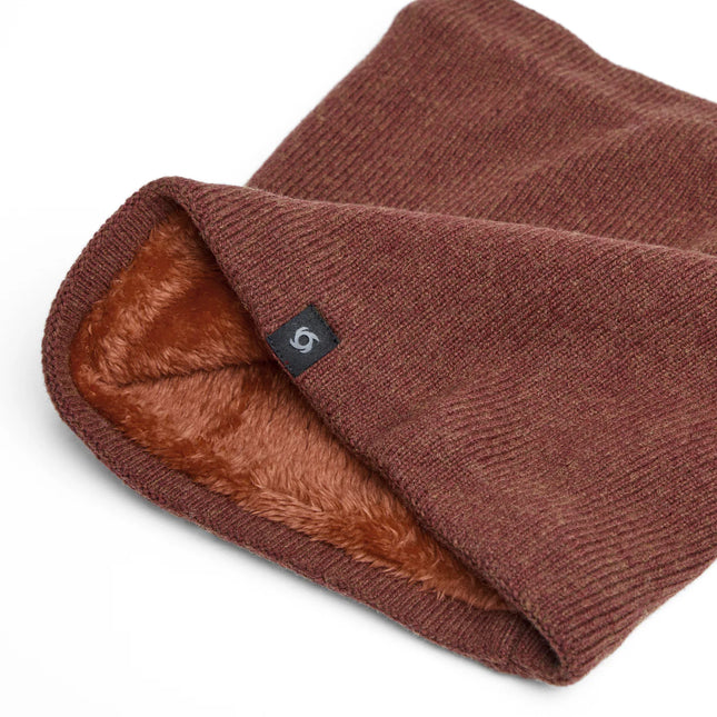 Cuello Doite Basic Unisex Terracota Merino Reciclado Invierno