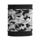 Cuello Doite Camo Unisex Negro Lana Merino Fleece Invierno