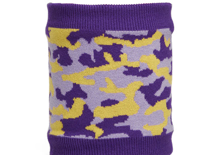 Cuello Doite Camo Unisex Morado Lana Merino Fleece Invierno