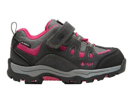 Zapatilla Lippi Puelo CS Low Niña Gris Fucsia B-Dry Velcro