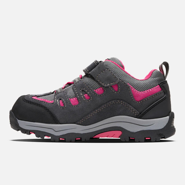 Zapatilla Lippi Puelo CS Low Niña Gris Fucsia B-Dry Velcro