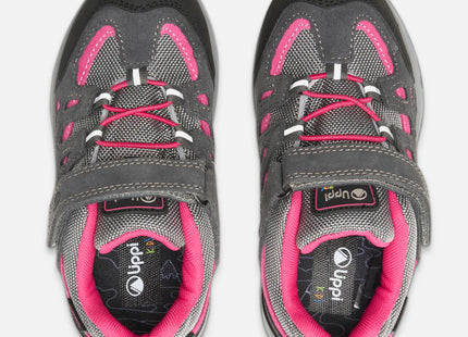 Zapatilla Lippi Puelo CS Low Niña Gris Fucsia B-Dry Velcro