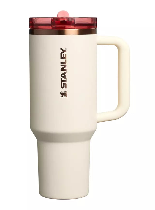 Quencher Stanley ProTour Tumbler 1.18L Crema Rose Gold Acero