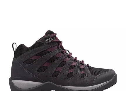 ZAPATILLA MUJER COLUMBIA PARA TREKKING, IMPERMEABLE CON CUERO