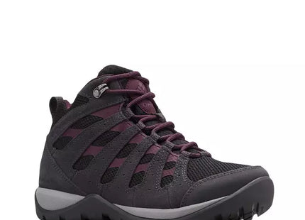 ZAPATILLA MUJER COLUMBIA PARA TREKKING, IMPERMEABLE CON CUERO