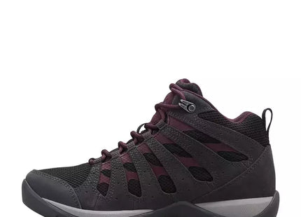 ZAPATILLA MUJER COLUMBIA PARA TREKKING, IMPERMEABLE CON CUERO