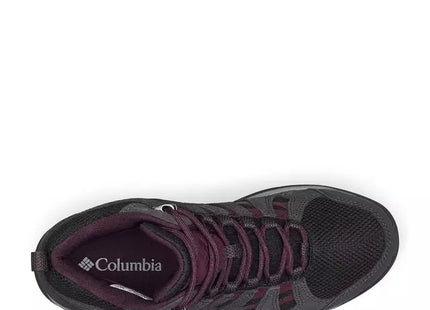 ZAPATILLA MUJER COLUMBIA PARA TREKKING, IMPERMEABLE CON CUERO