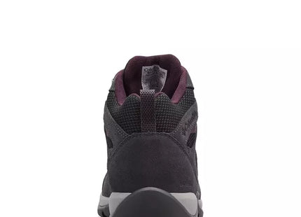 ZAPATILLA MUJER COLUMBIA PARA TREKKING, IMPERMEABLE CON CUERO