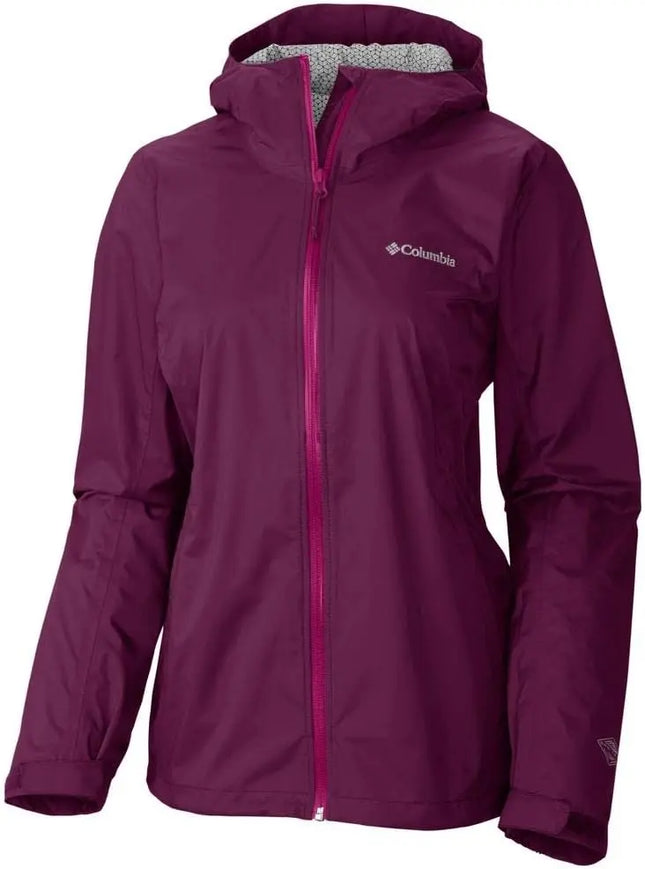 Cortaviento Columbia EvaPouration Mujer Morado Impermeable 5K