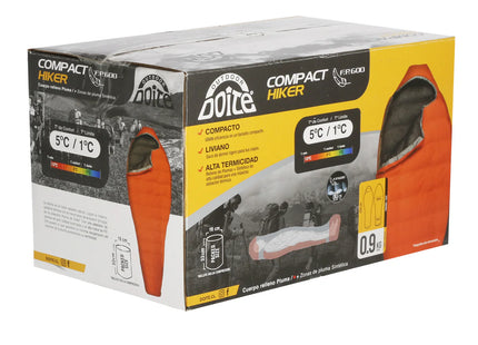 Saco De Dormir Doite Compacto Hiker 5° a 1°| 900gr