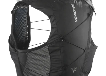Chaleco Hidratación Salomon Active Skin 4 Set Hombre Negro Metal