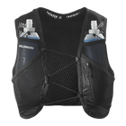 Chaleco Hidratación Salomon Active Skin 4 Set Hombre Negro Metal