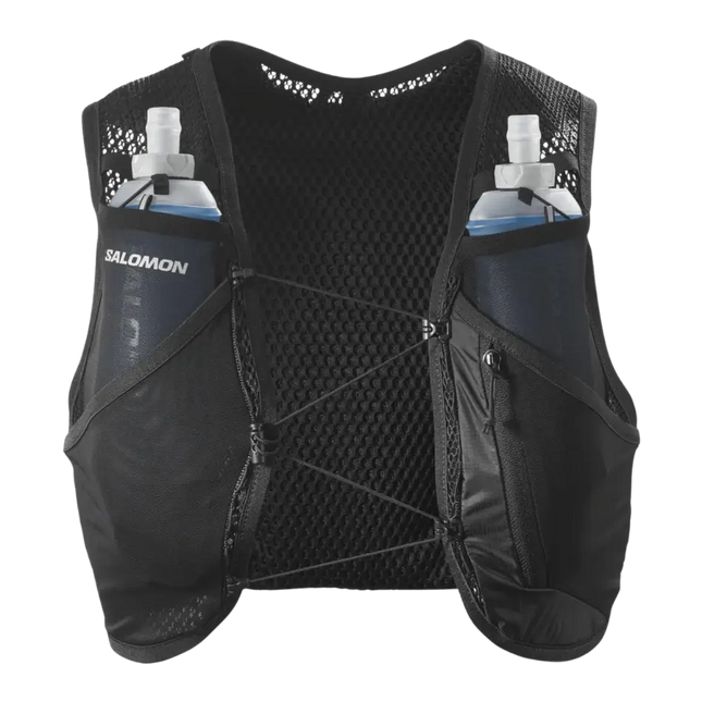 Chaleco Hidratación Salomon Active Skin 4 Set Hombre Negro Metal