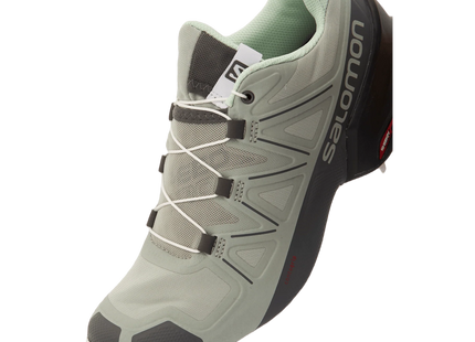 Zapatilla Salomon Speedcross 5 Mujer Gris Celeste Blanco Trail