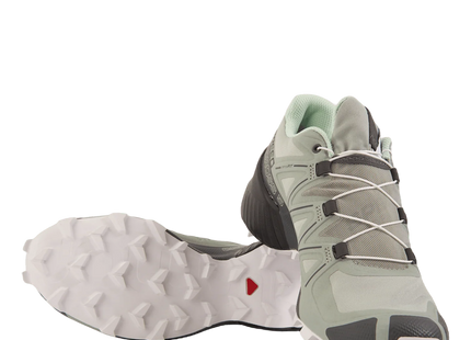 Zapatilla Salomon Speedcross 5 Mujer Gris Celeste Blanco Trail