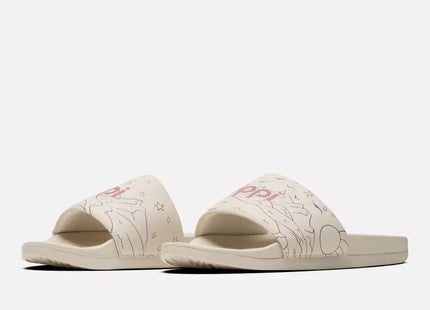 Sandalia Mujer Insigne Slide Print Crema Lippi