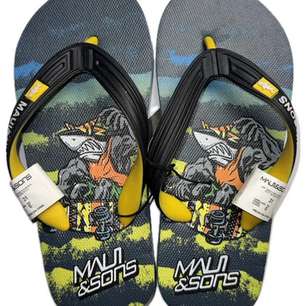 HAWAIANA NIÑO MAUI AND SONS FULL PRINT YELLOW