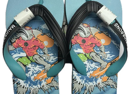 HAWAIANAS NIÑO MAUI AND SONS FULL PRINT L BLUE