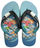 HAWAIANAS NIÑO MAUI AND SONS FULL PRINT L BLUE