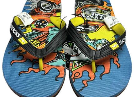 HAWAIANAS NIÑO MAUI AND SONS FULL PRINT BLUE